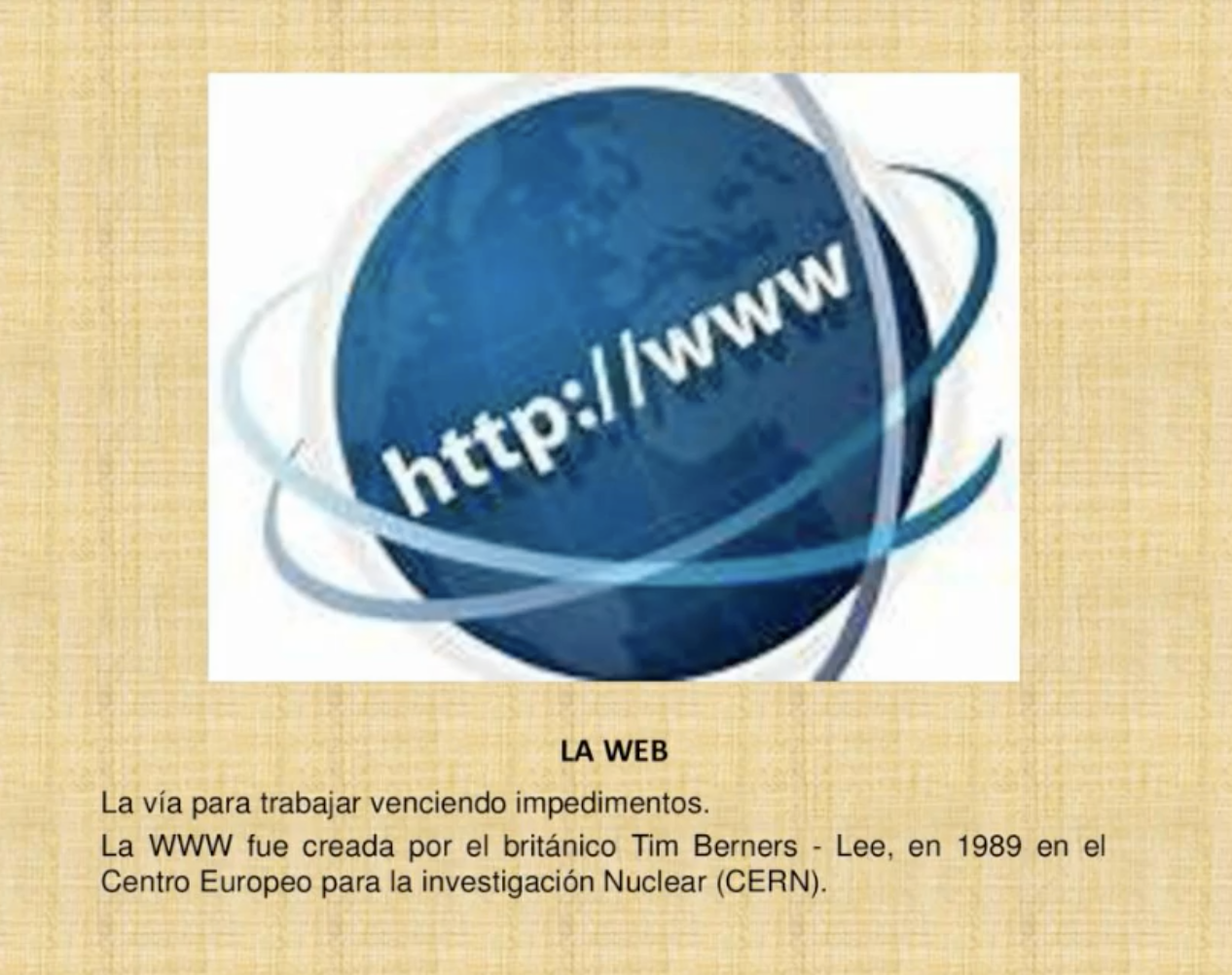 Trabajando con la red informática mundial